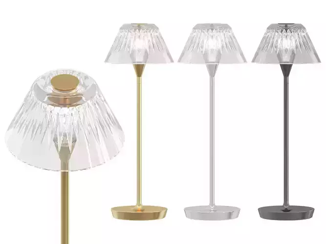 Blaze Rechargeable Table Lamp 3D model
