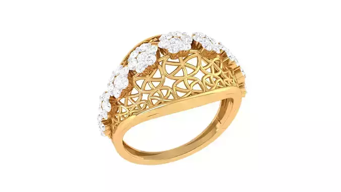 Women Ring MTL 3dm STL OBJ FBX Details 3D print model