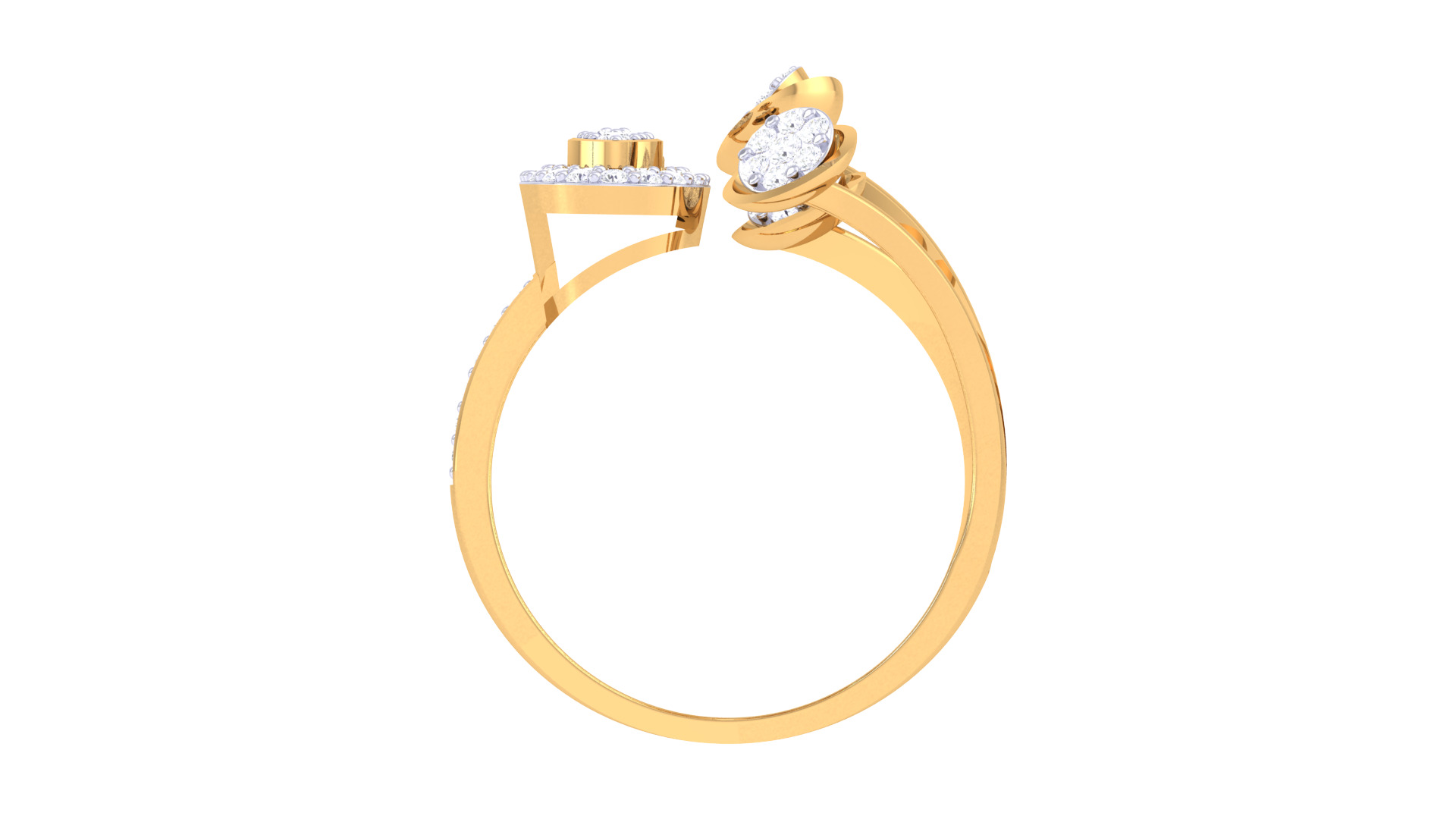 Women Ring MTL 3dm STL OBJ FBX Details 3D print model_4