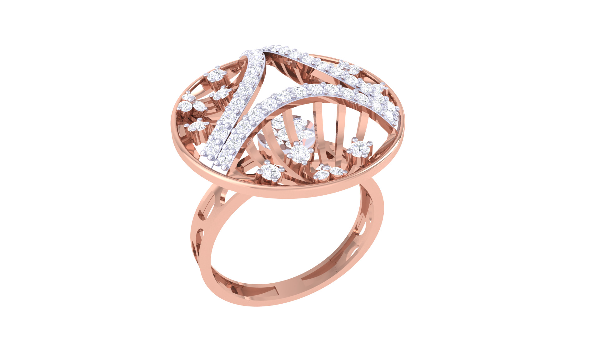 Women Ring MTL 3dm STL OBJ FBX Details 3D print model_1