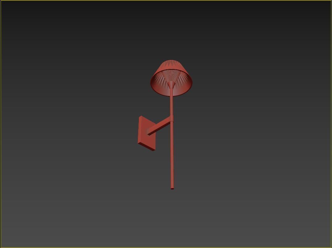 Blaze Tail Sconce 3D model_29