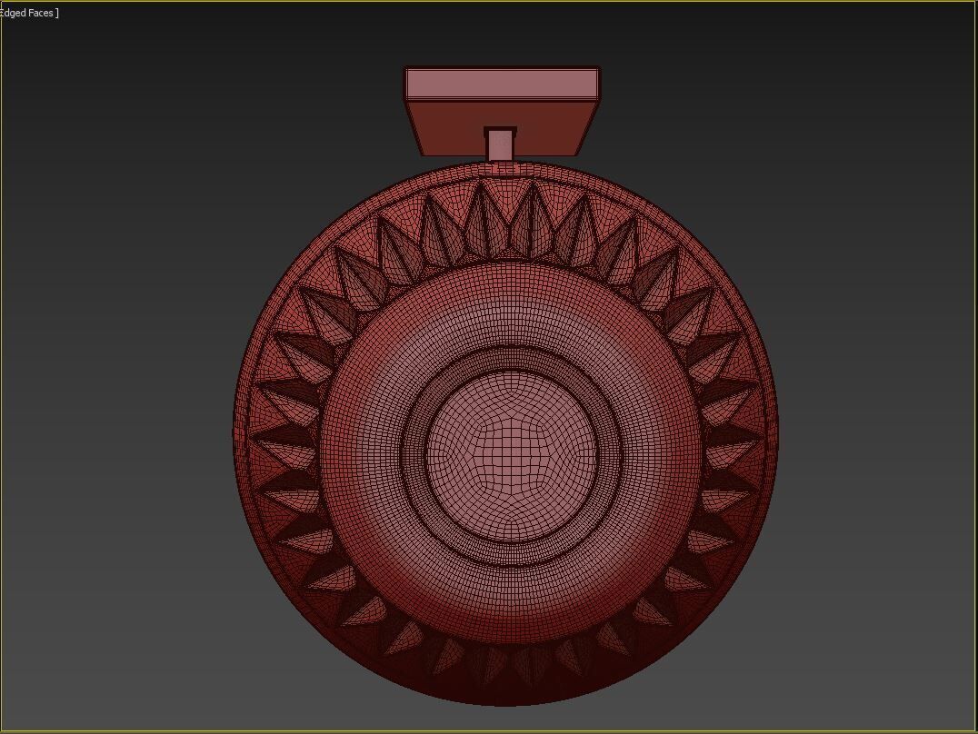 Blaze Tail Sconce 3D model_31