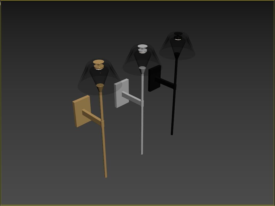 Blaze Tail Sconce 3D model_33