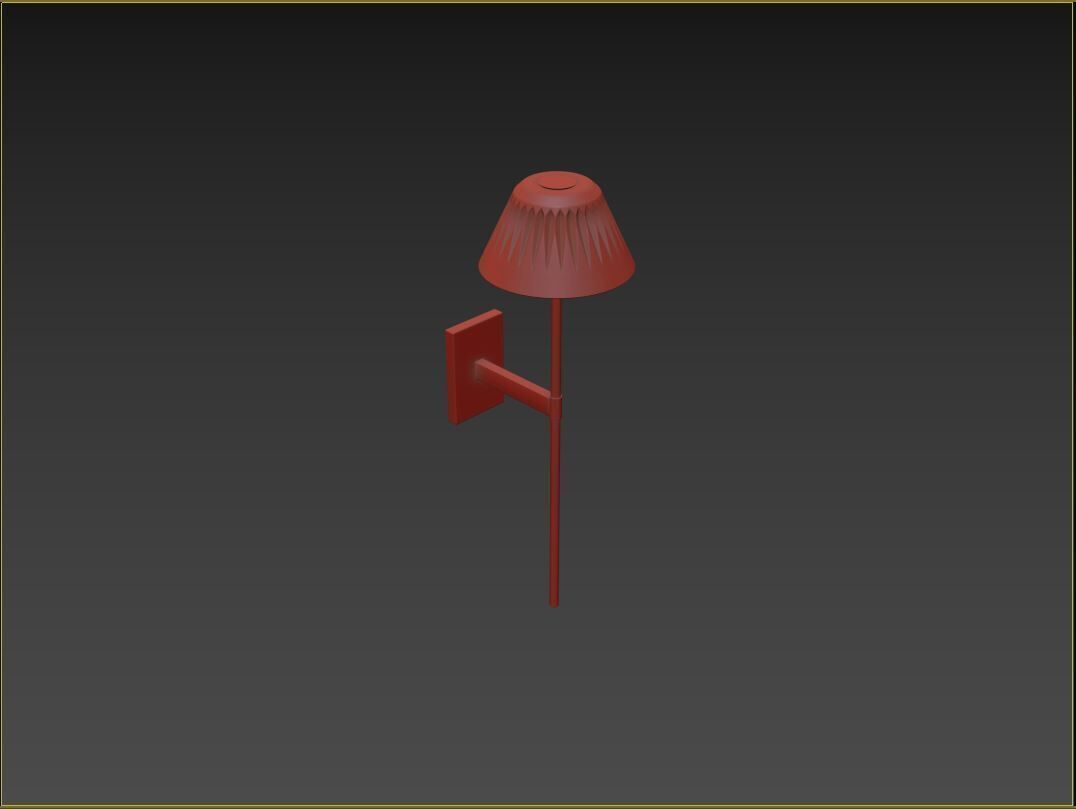 Blaze Tail Sconce 3D model_27