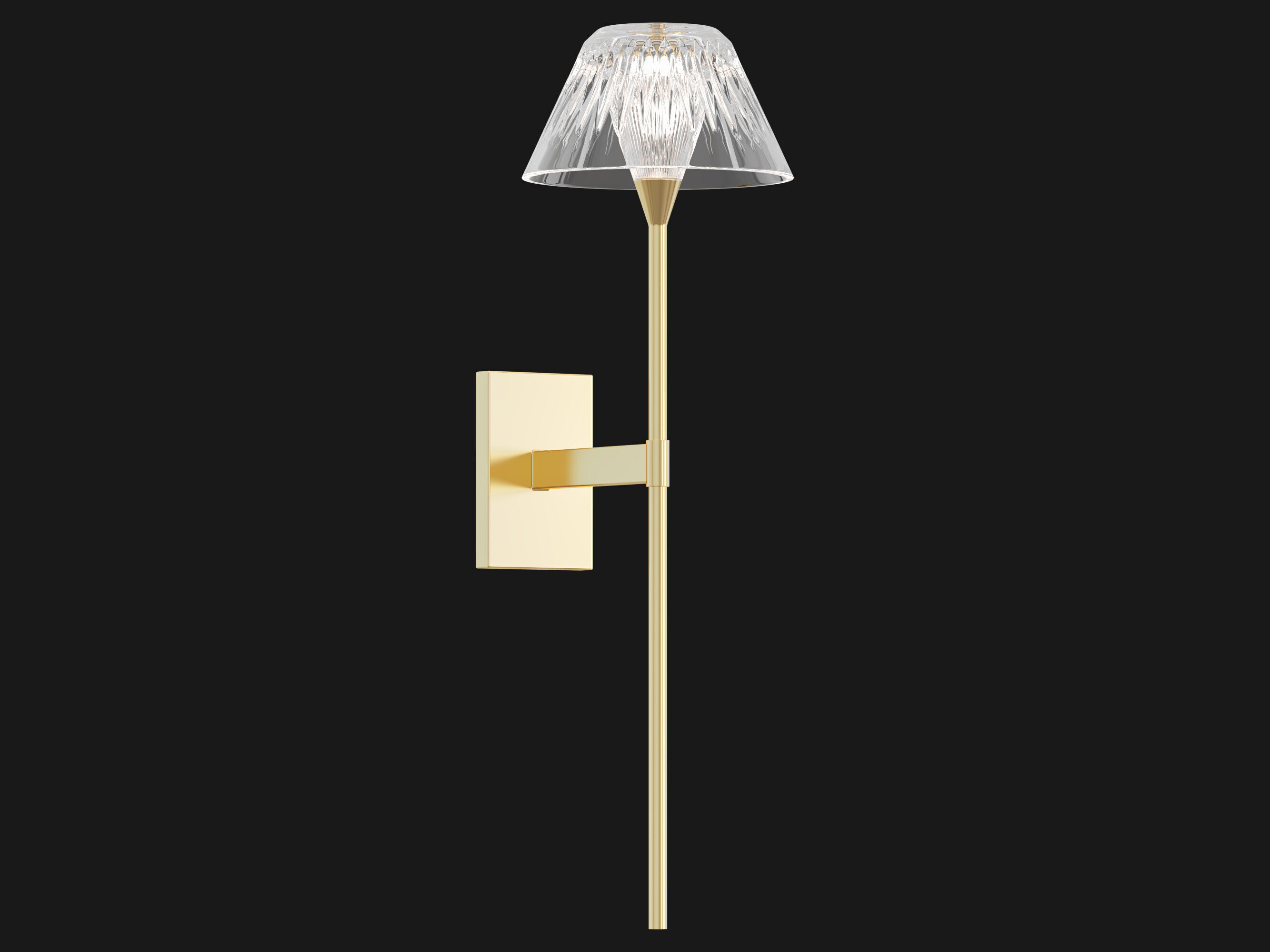 Blaze Tail Sconce 3D model_8