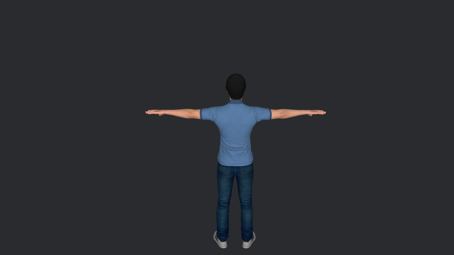 Henry Winkler Hyper Realistic Full Body Fully Rigged Character Low-poly 3D model_20