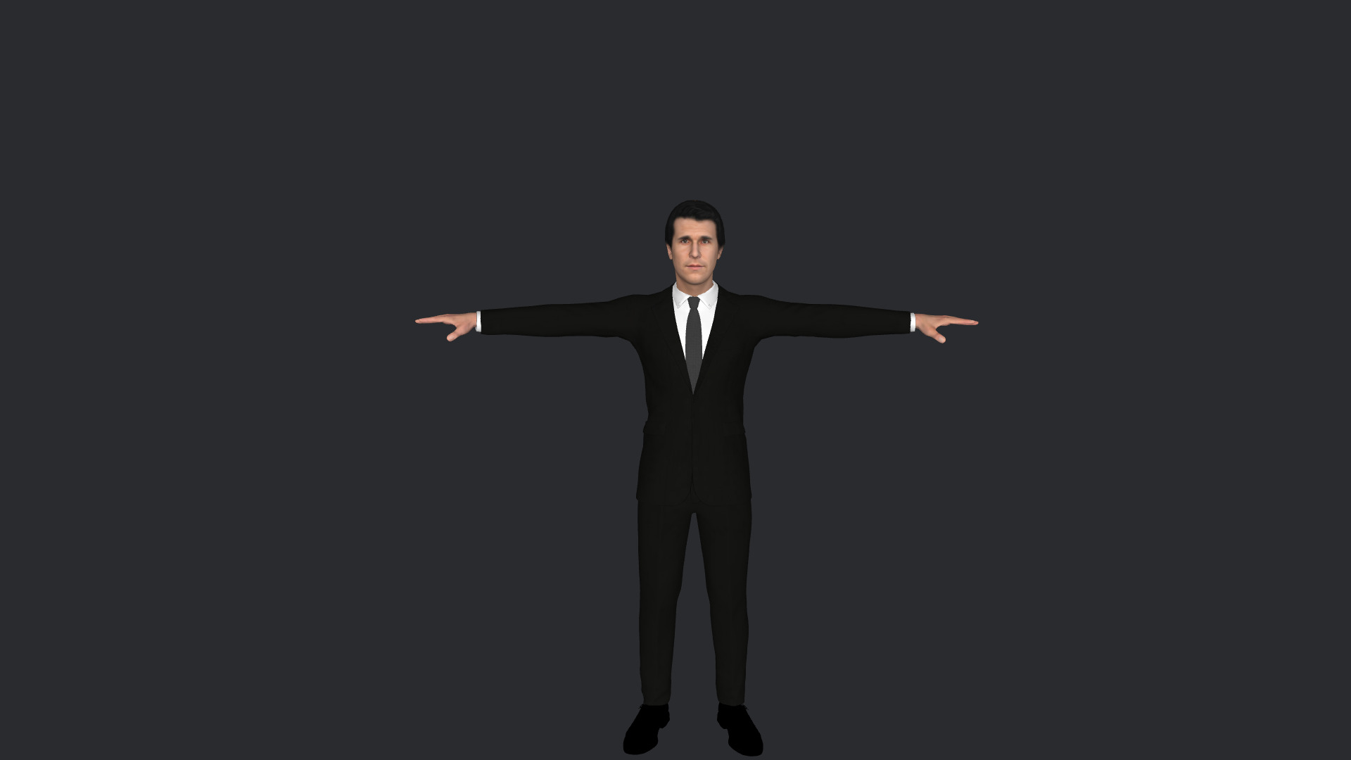 Henry Winkler Hyper Realistic Full Body Fully Rigged Character Low-poly 3D model_12