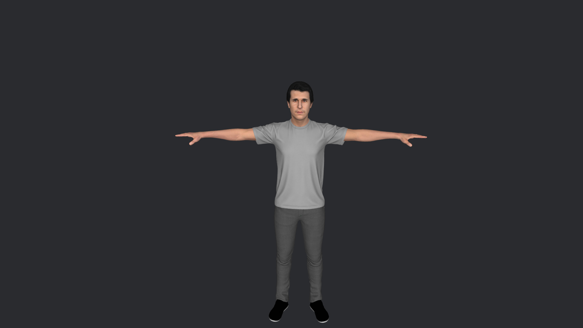 Henry Winkler Hyper Realistic Full Body Fully Rigged Character Low-poly 3D model_24