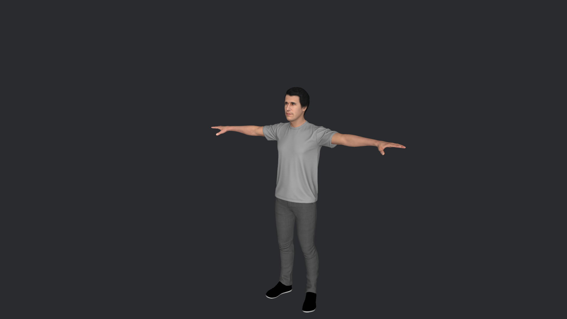 Henry Winkler Hyper Realistic Full Body Fully Rigged Character Low-poly 3D model_25