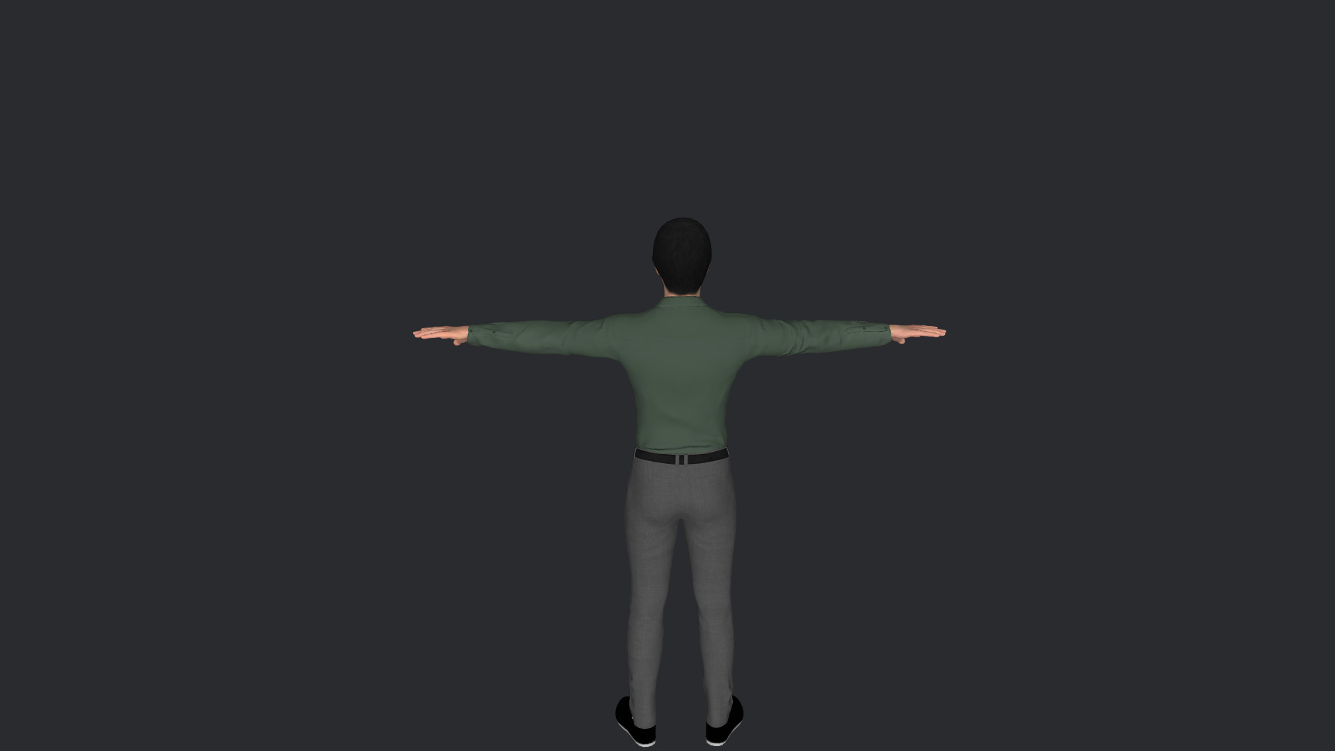 Henry Winkler Hyper Realistic Full Body Fully Rigged Character Low-poly 3D model_9