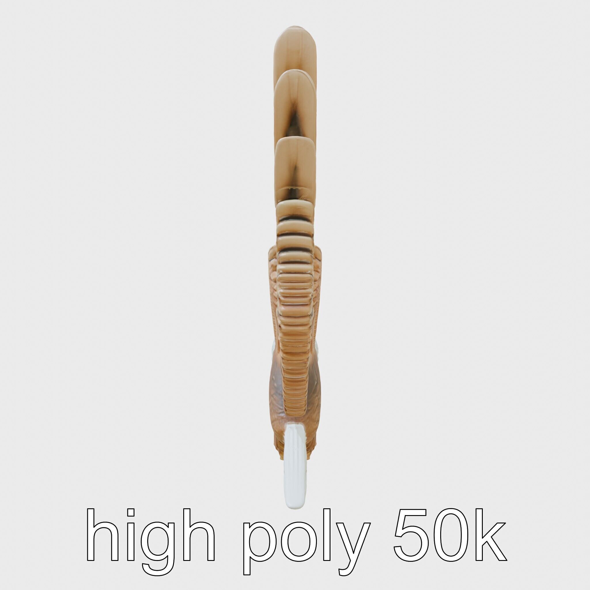 Majestic Eagle in Flight Statue Symbolizing Freedom and Majesty Low-poly 3D model_5