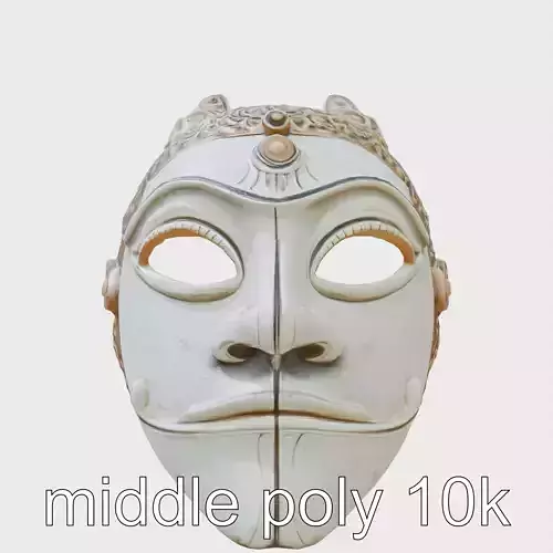 Balinese Ritual Mask Cultural Sculpture