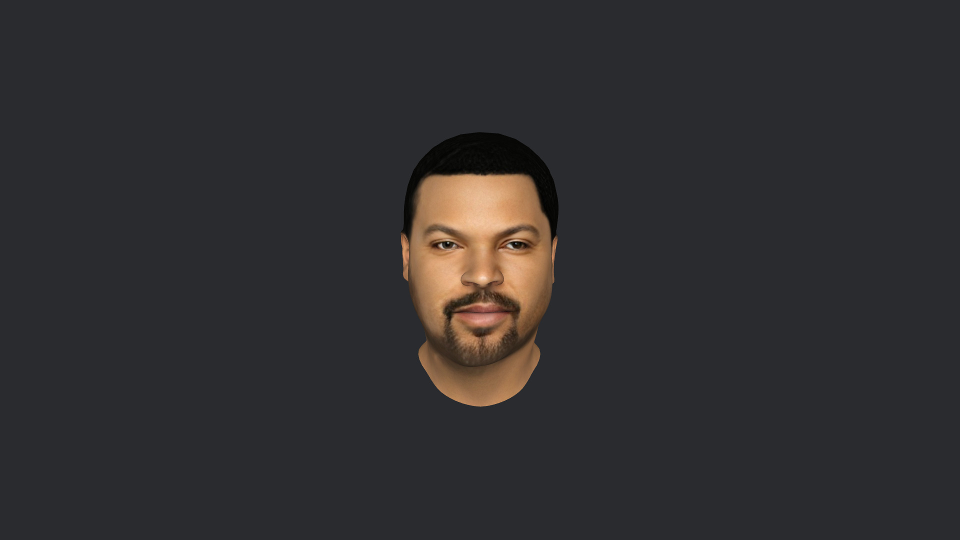 Ice Cube Hyper Realistic Full Body Fully Rigged 3D Character Low-poly 3D model_23