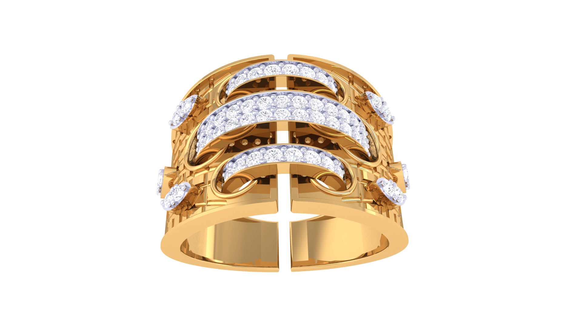 Women Ring MTL 3dm STL OBJ FBX Details 3D print model_3