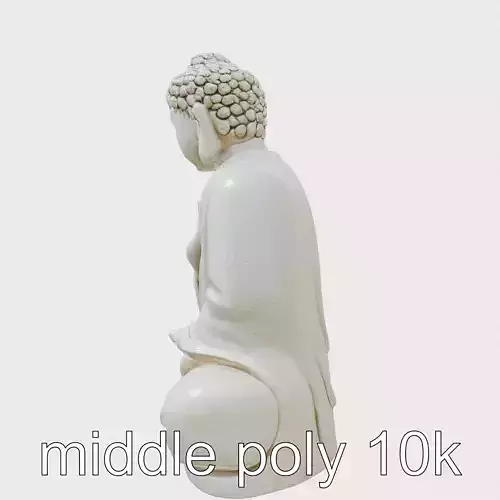 Peaceful Buddha Meditative Sculpture