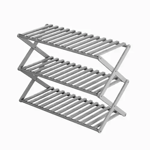 Modern Wooden Shoe Rack 03
