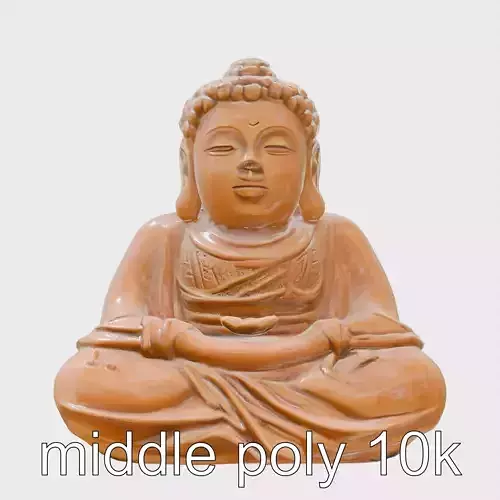 Serene Buddha Figurine Traditional Meditation Posture