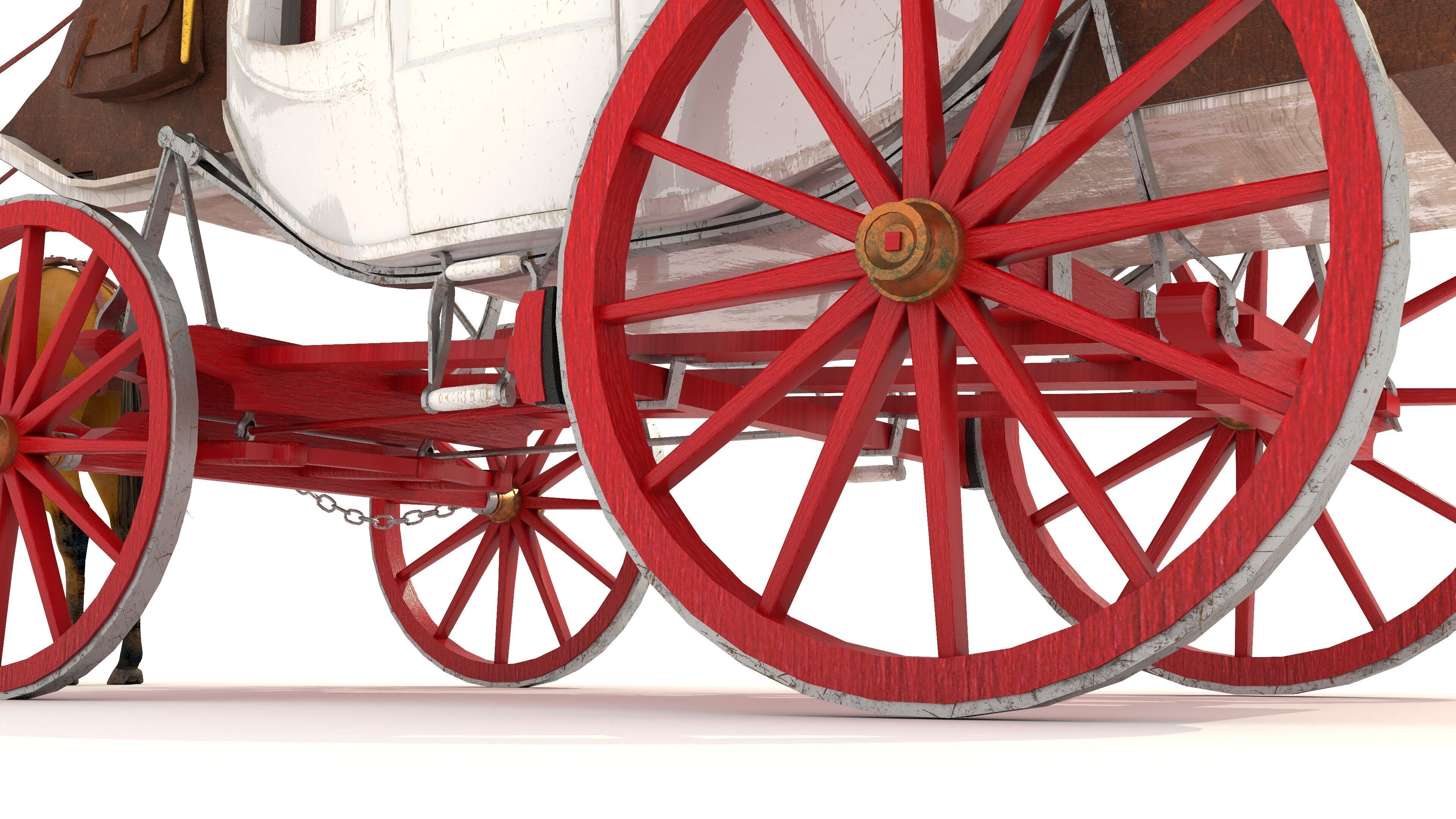 Horse Carriage 2 - 4K 3D model_18
