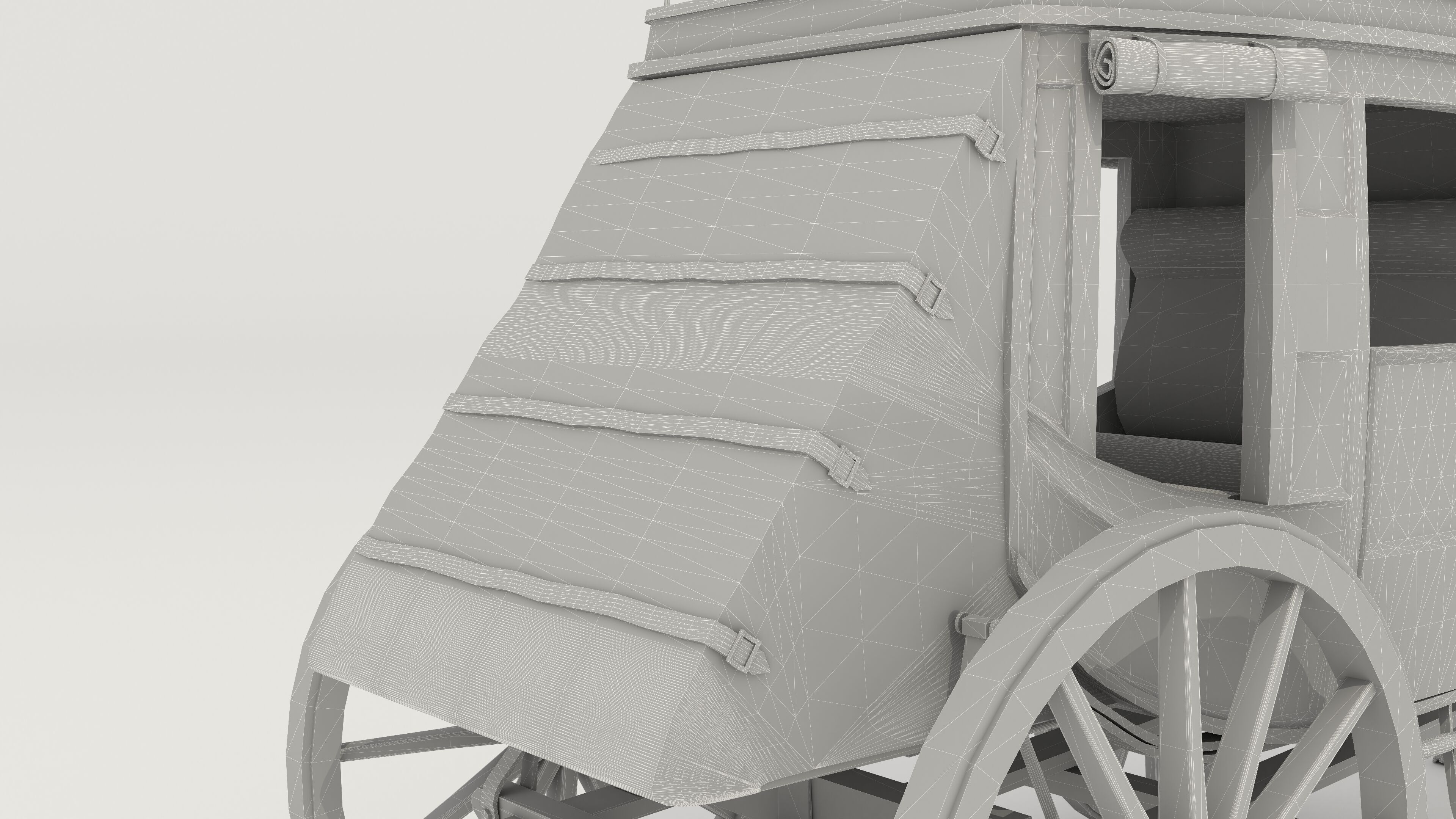 Horse Carriage 2 - 4K 3D model_28