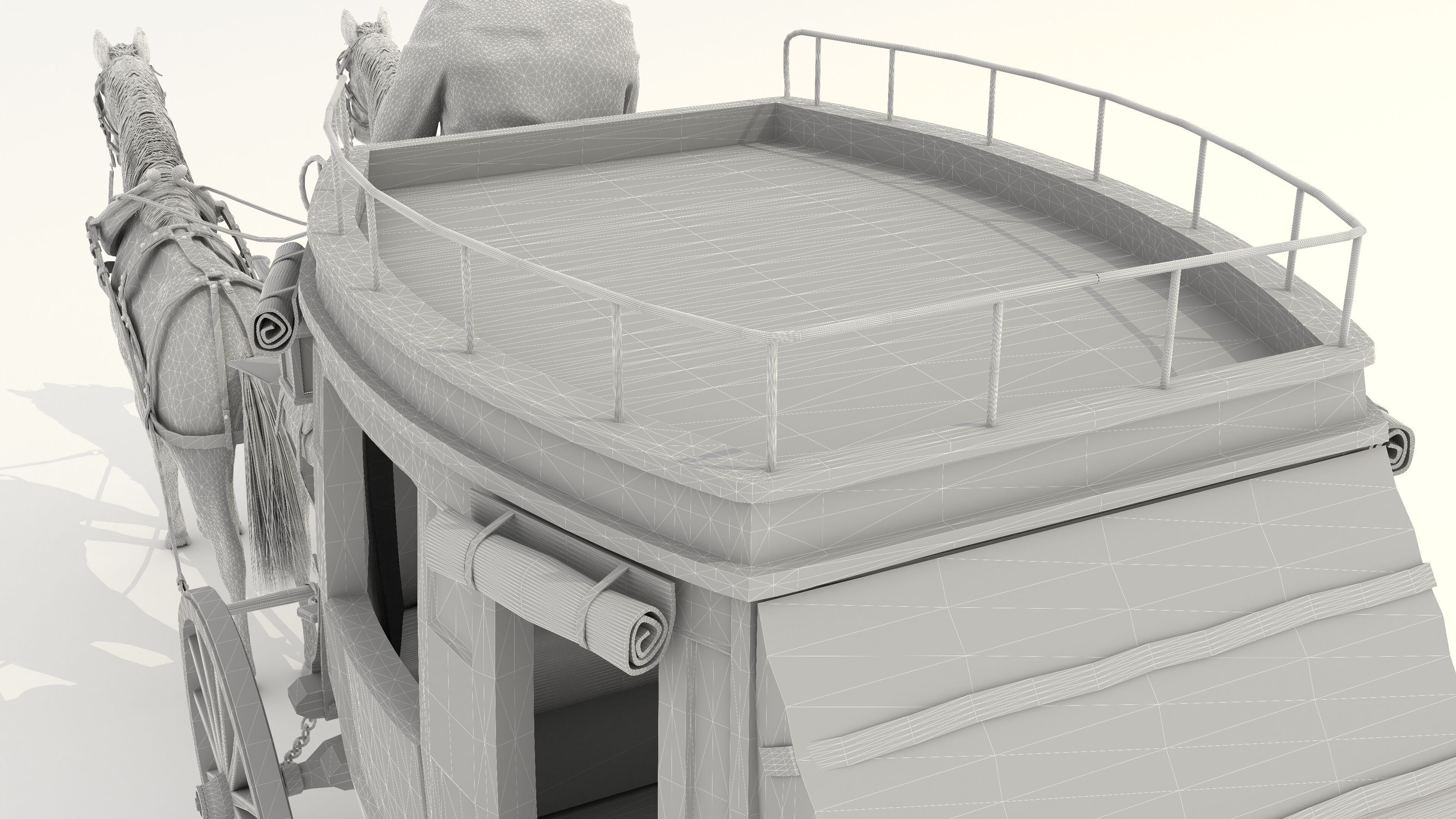 Horse Carriage 2 - 4K 3D model_30