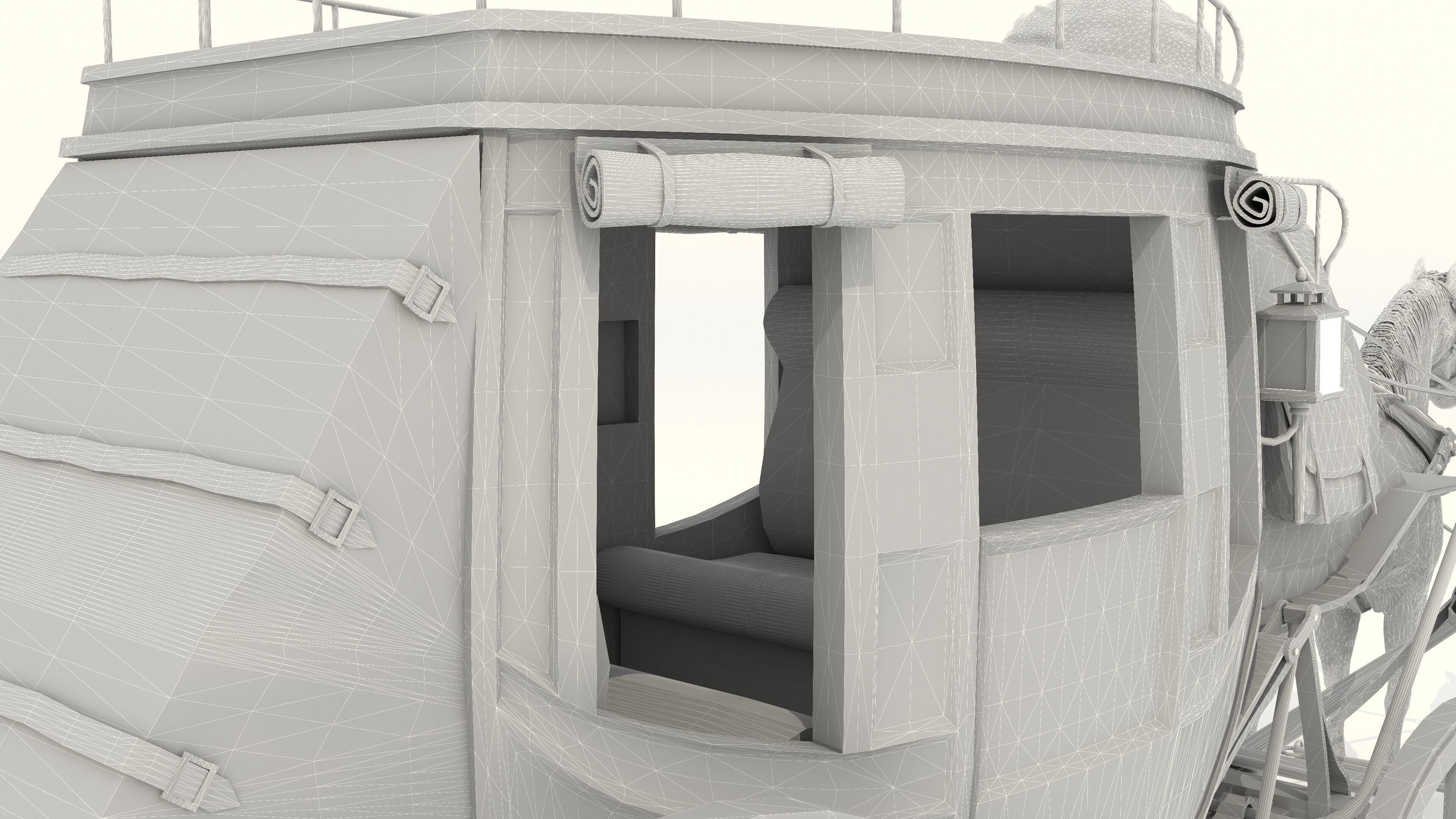 Horse Carriage 2 - 4K 3D model_27