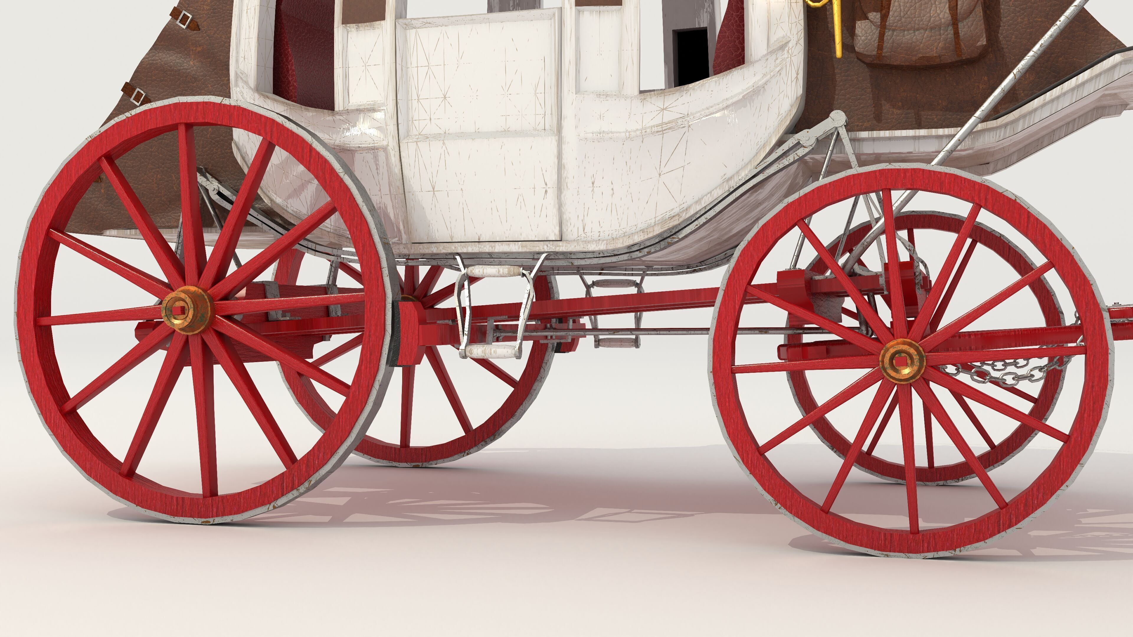 Horse Carriage 2 - 4K 3D model_5