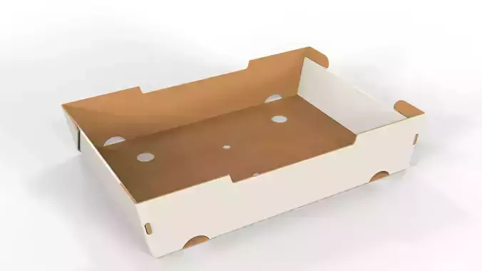 Cardboard Retail Display Tray for Product Packaging Merchandise Texture