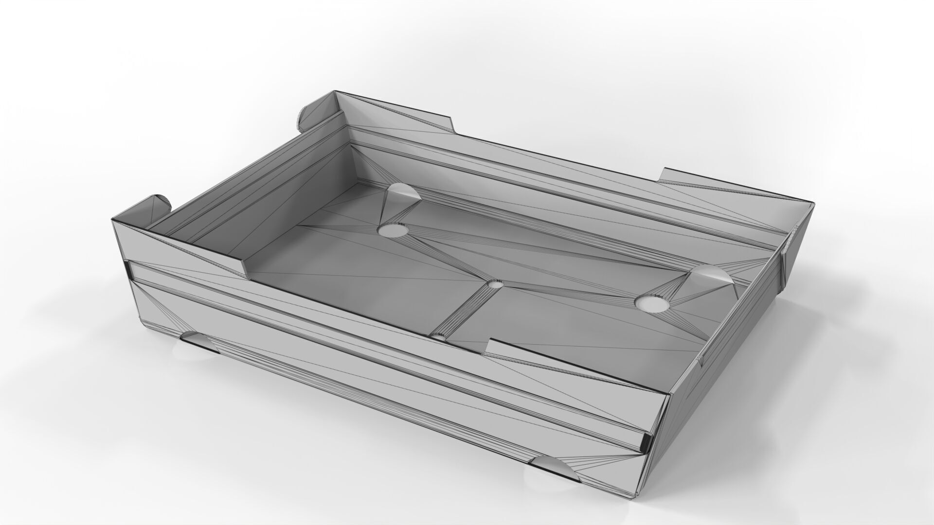 Cardboard Retail Display Tray for Product Packaging Merchandise Texture_5