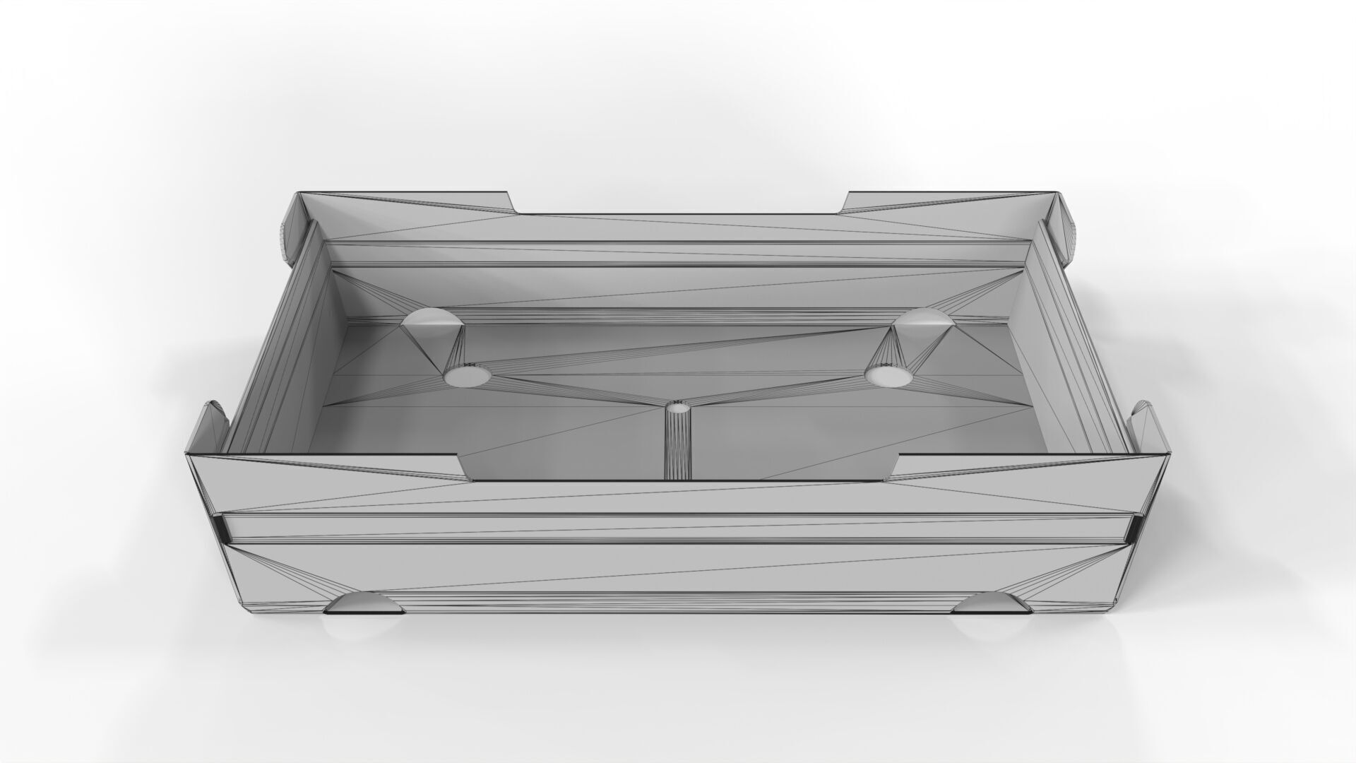 Cardboard Retail Display Tray for Product Packaging Merchandise Texture_4