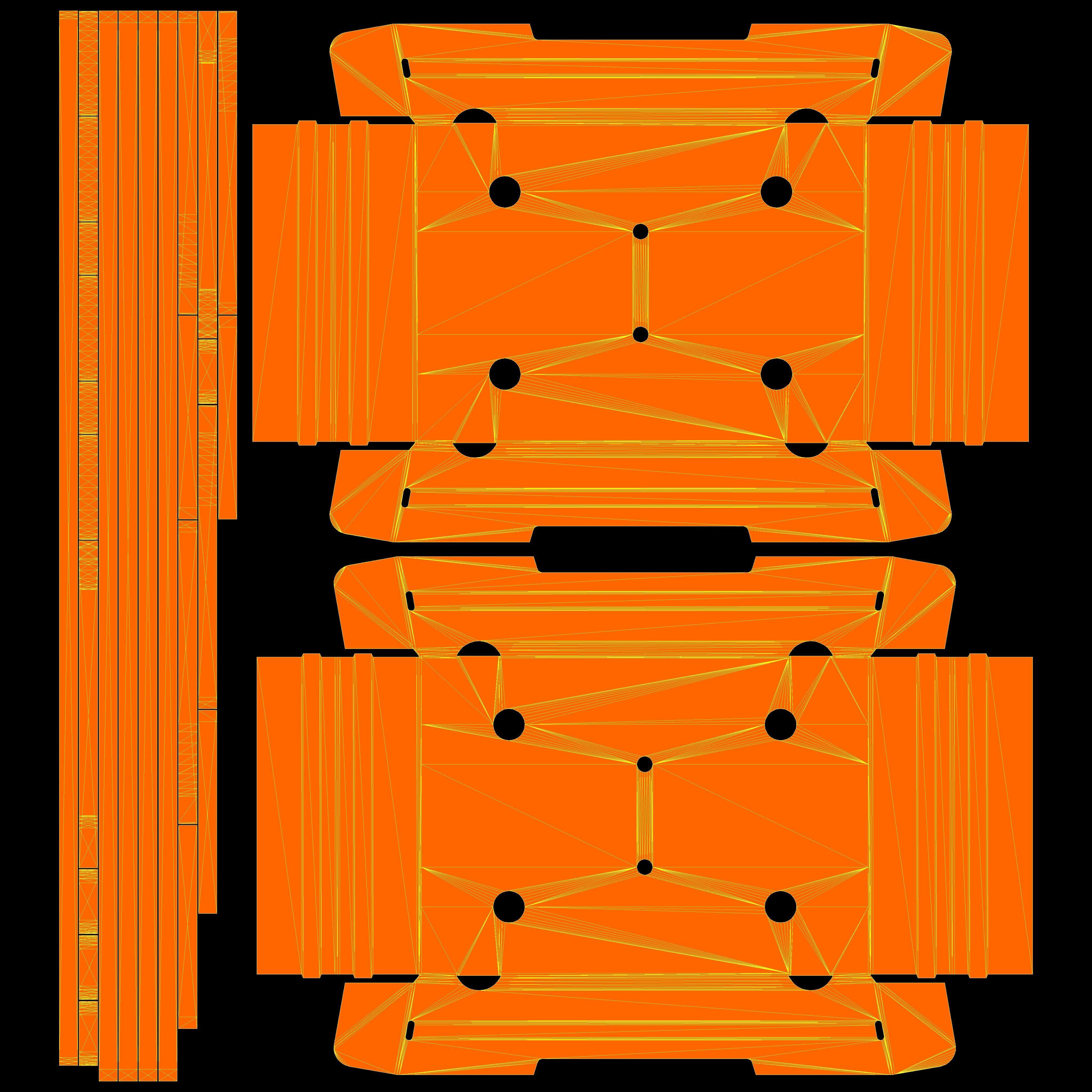 Cardboard Retail Display Tray for Product Packaging Merchandise Texture_9