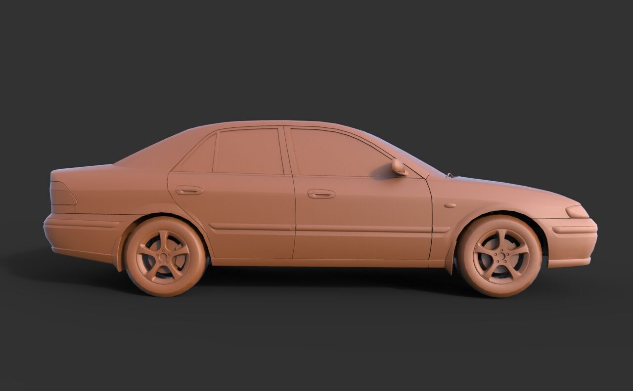 Mazda 626 3D print model_3