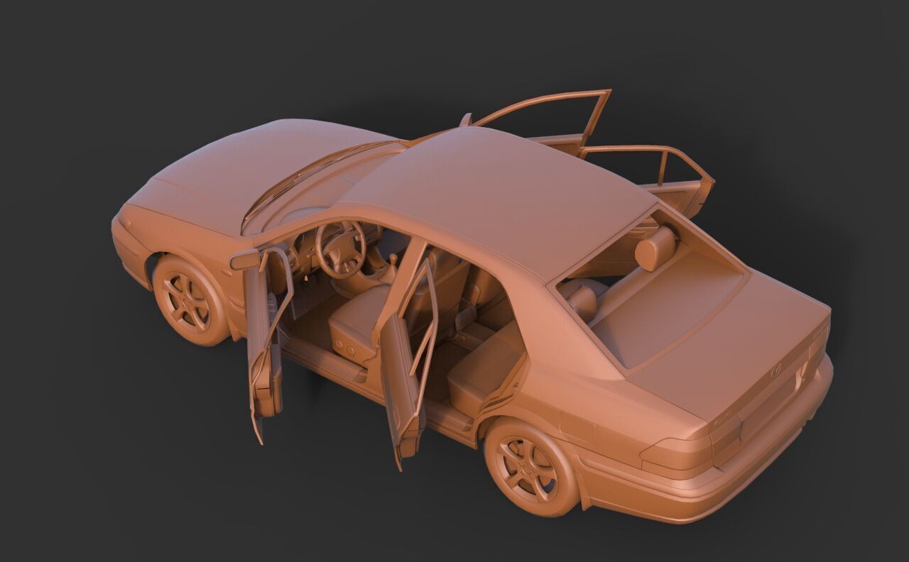Mazda 626 3D print model_5