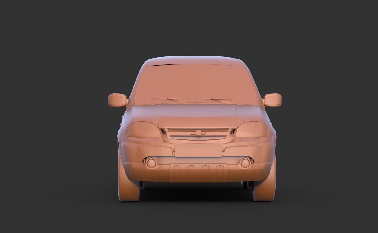 Niva  2010 3D print model_1