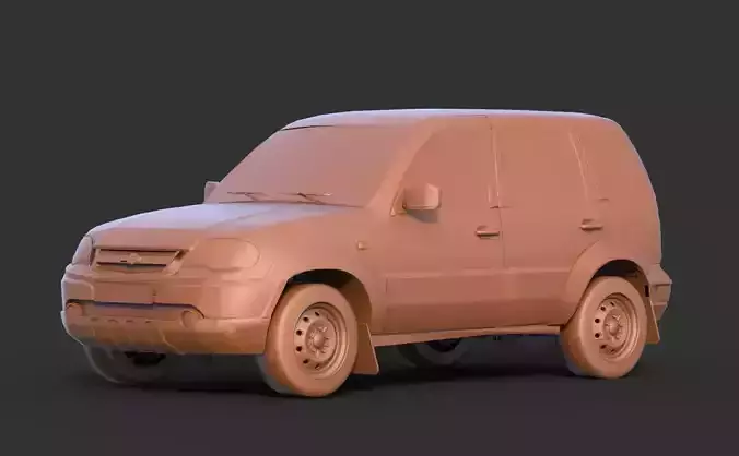 Niva  2010 3D print model