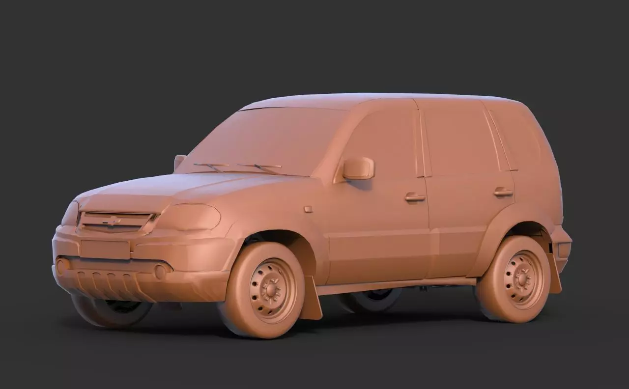 Niva  2010 3D print model_0