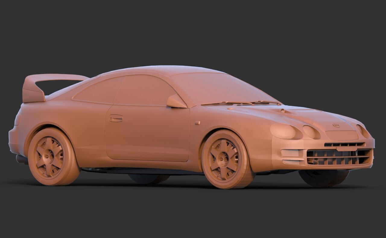 Toyota Celica ST205 3D print model_2