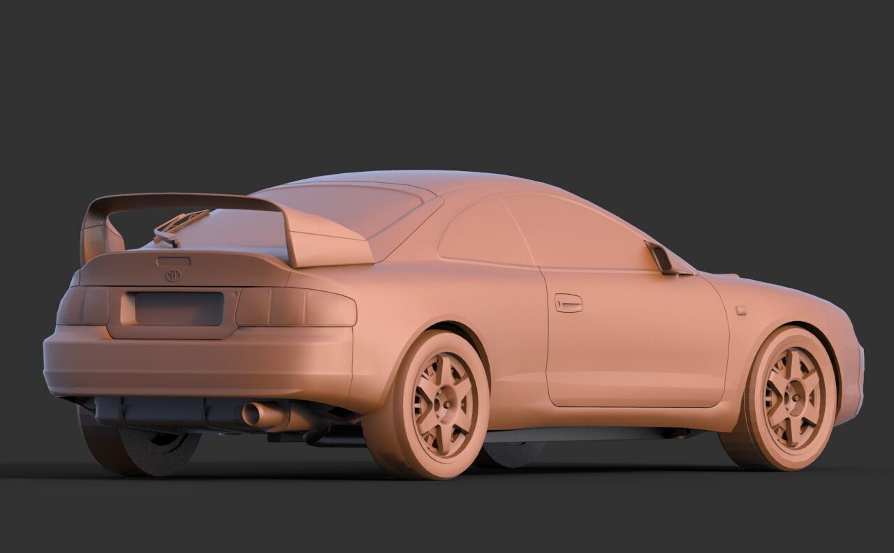 Toyota Celica ST205 3D print model_4