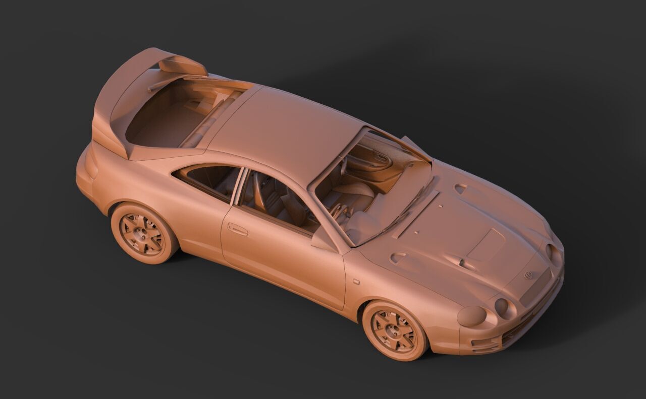 Toyota Celica ST205 3D print model_6