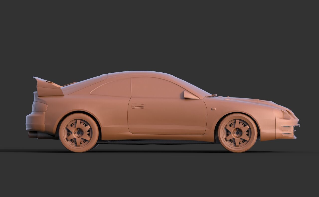 Toyota Celica ST205 3D print model_3