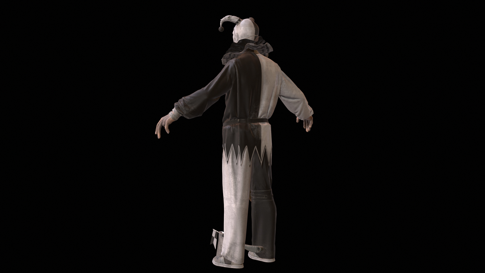 ClownManiac Low-poly 3D model_6