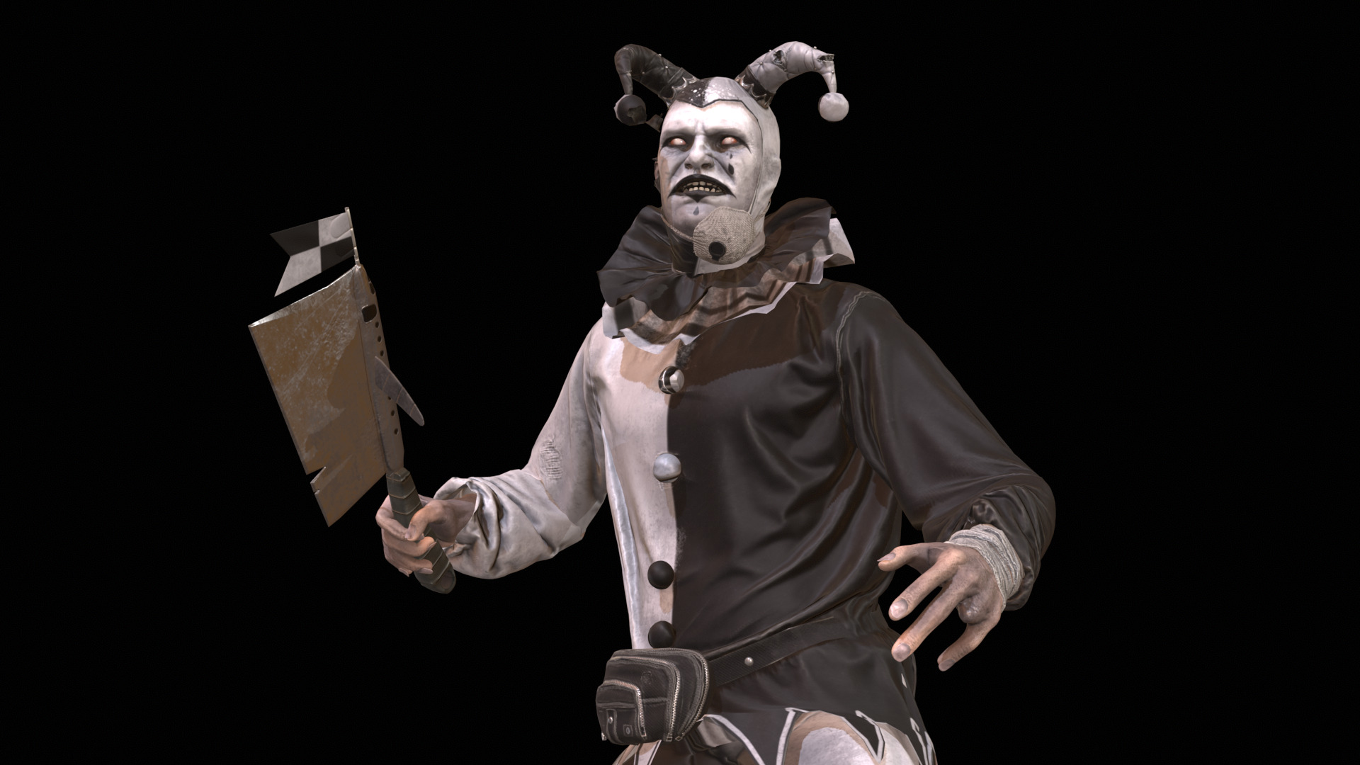 ClownManiac Low-poly 3D model_21
