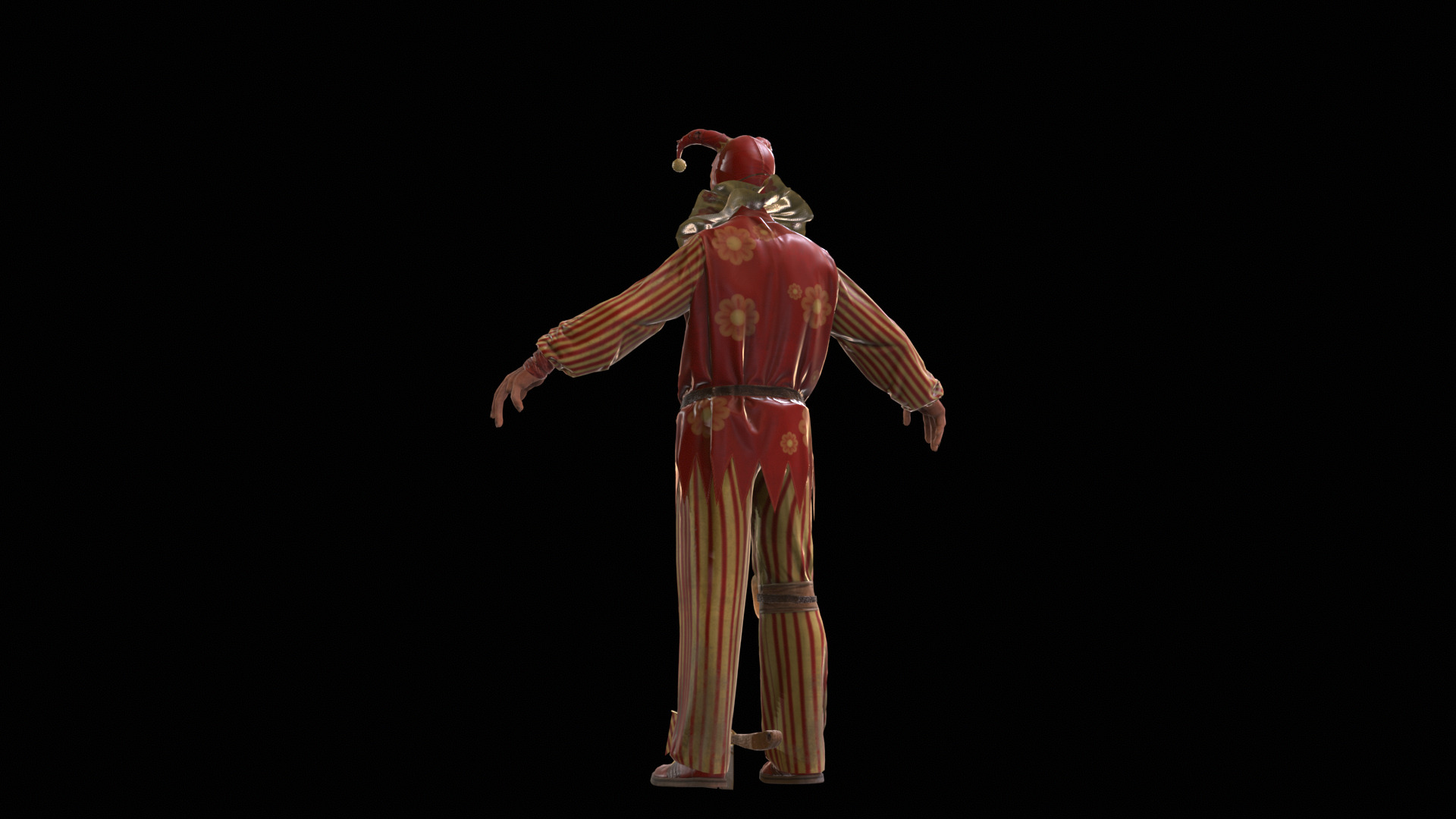 ClownManiac Low-poly 3D model_11