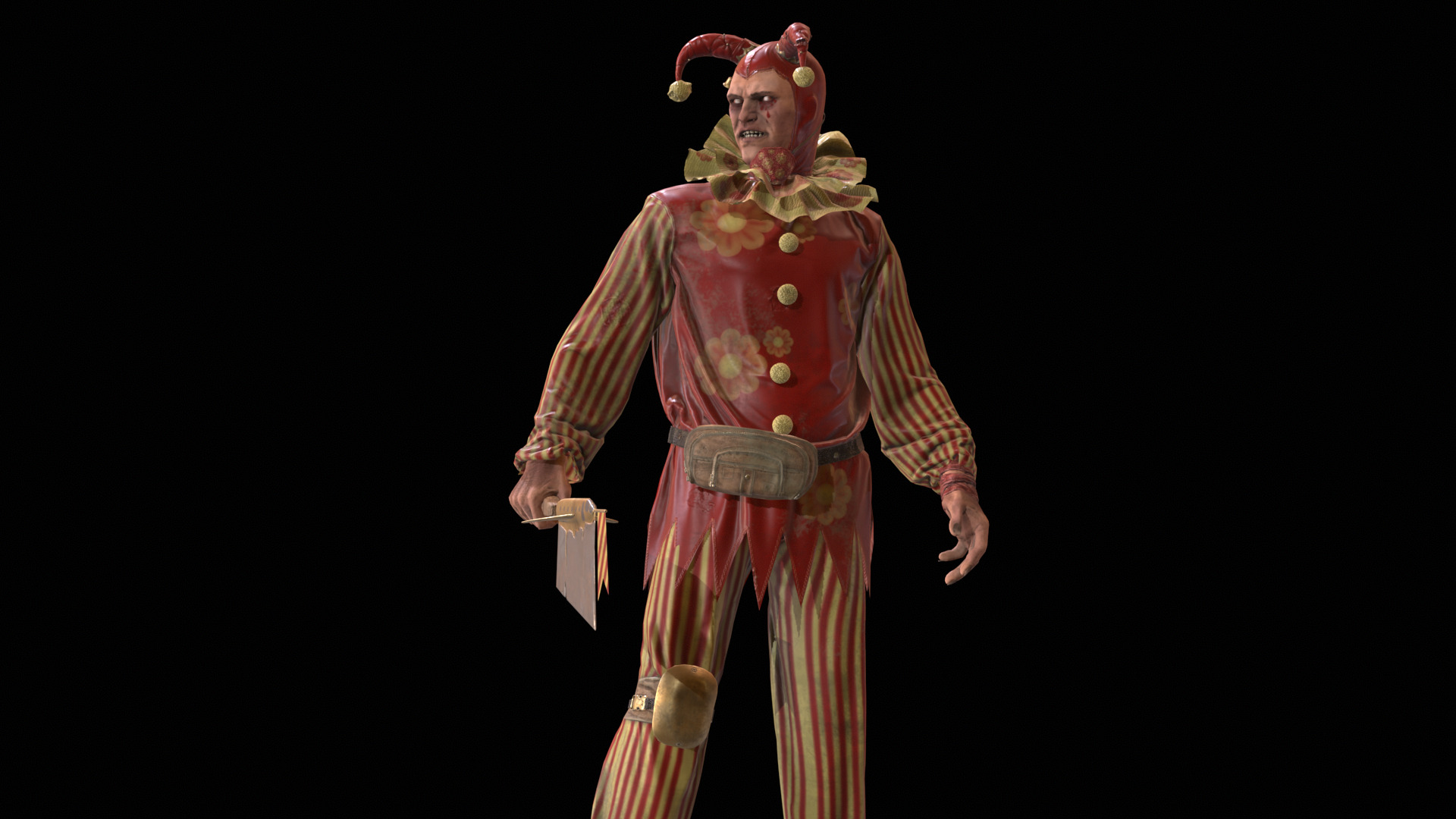 ClownManiac Low-poly 3D model_18