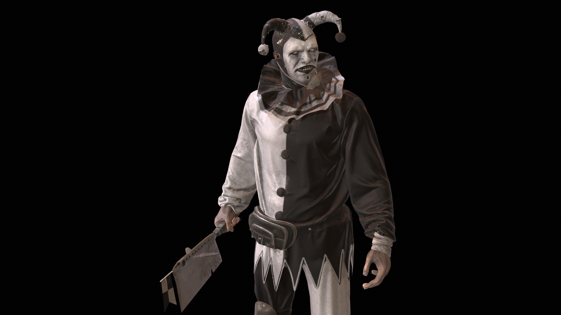 ClownManiac Low-poly 3D model_23
