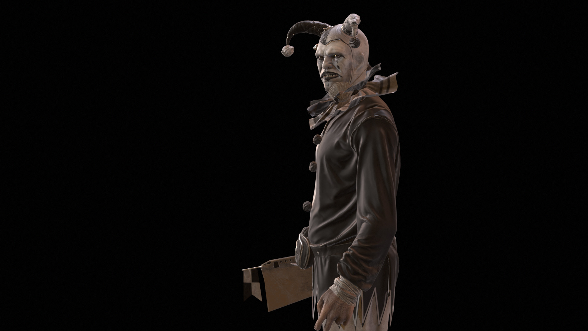 ClownManiac Low-poly 3D model_24