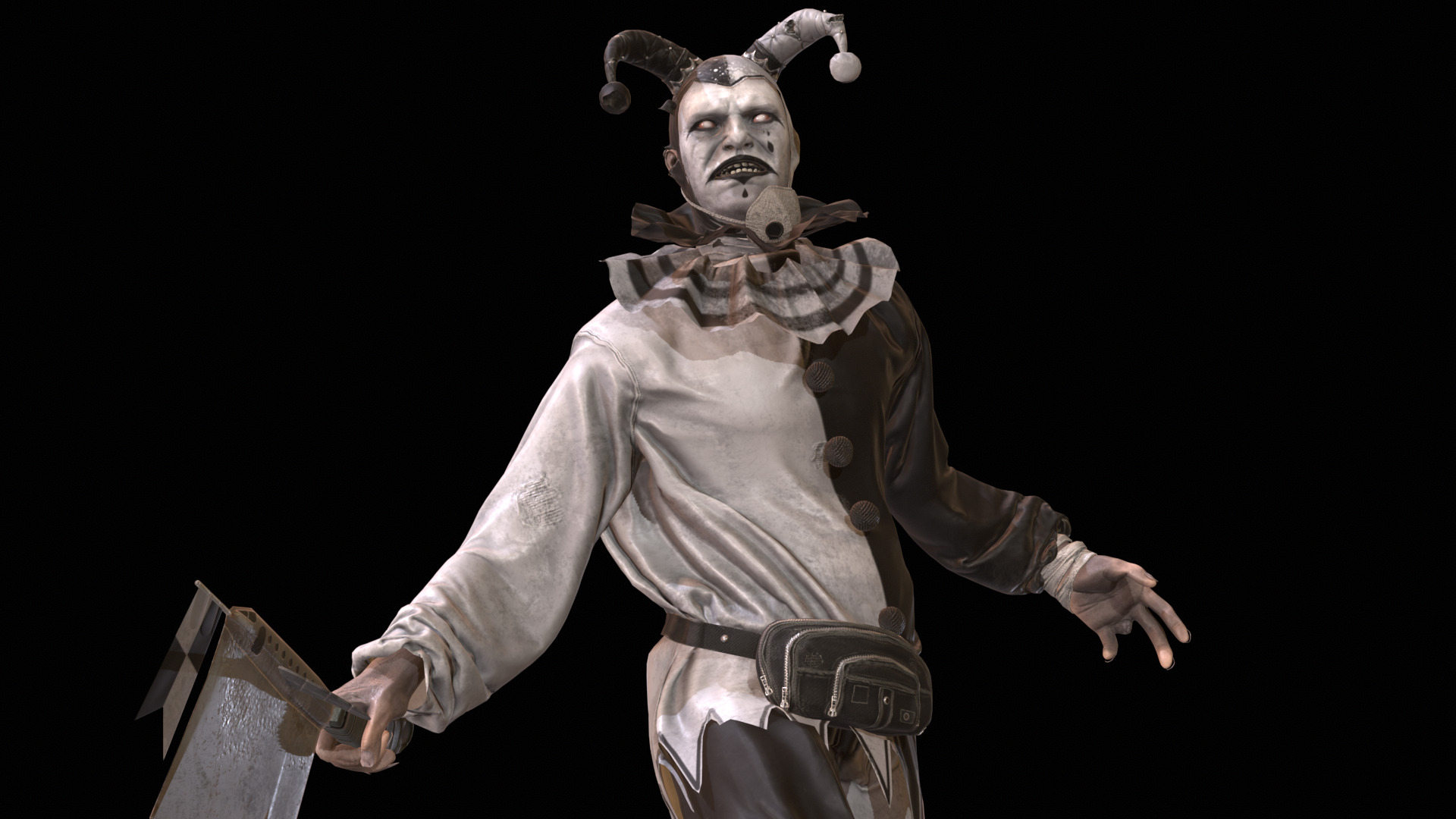 ClownManiac Low-poly 3D model_22