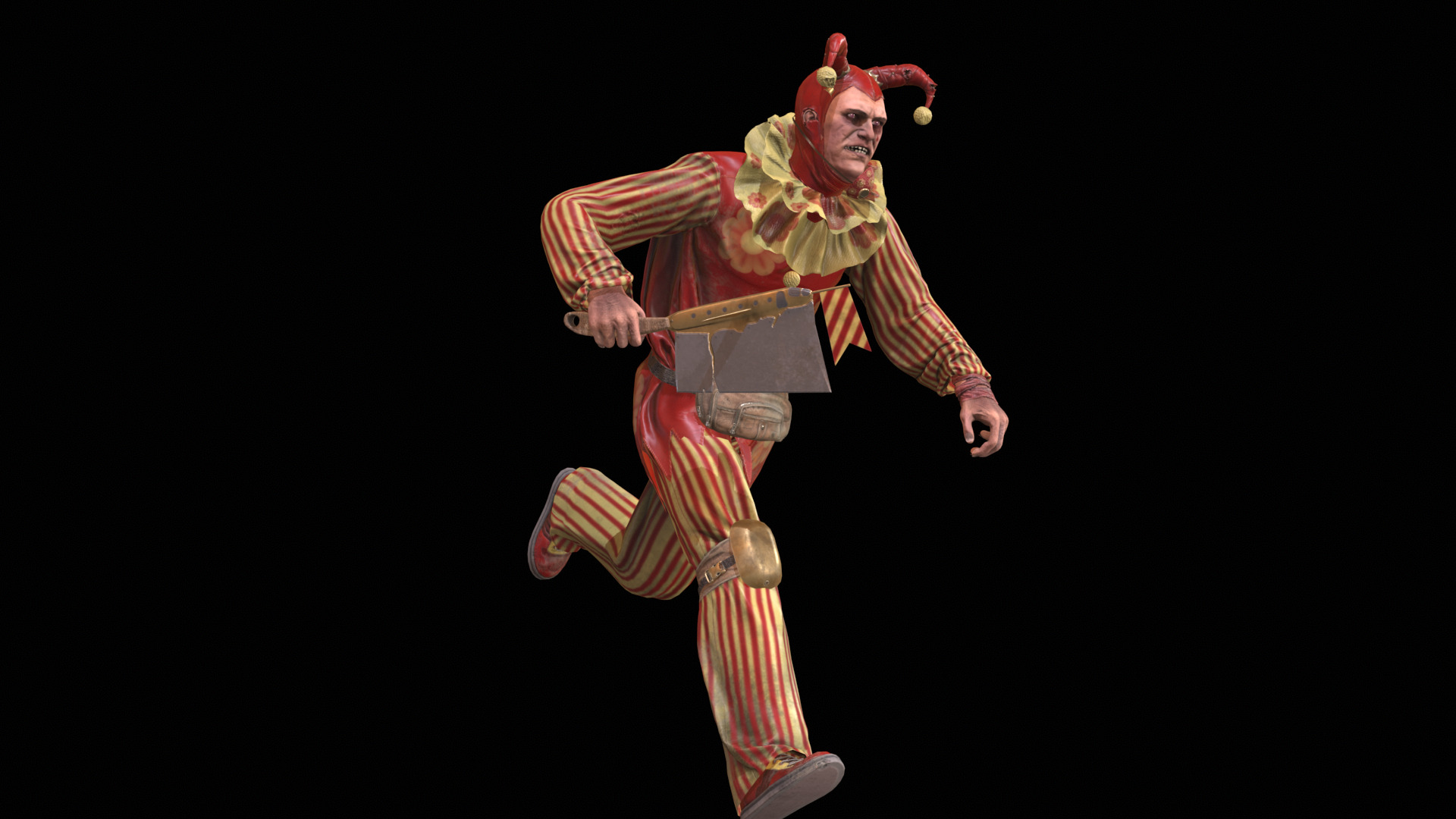 ClownManiac Low-poly 3D model_20