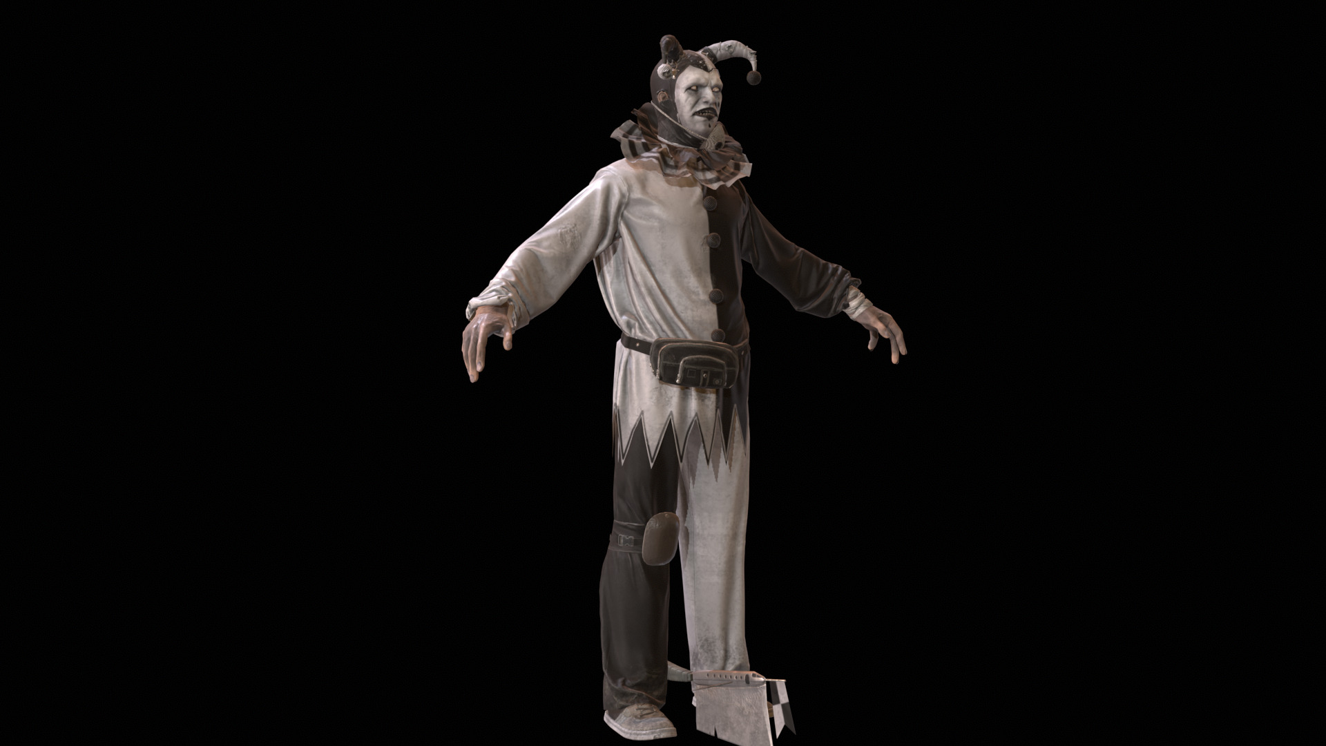ClownManiac Low-poly 3D model_7