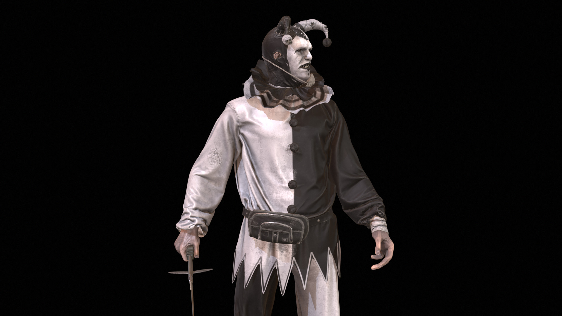 ClownManiac Low-poly 3D model_25