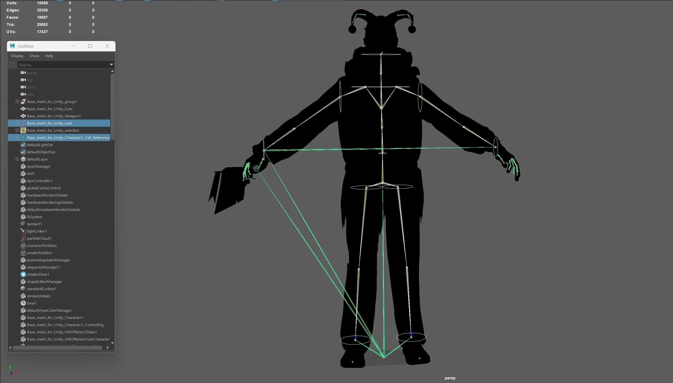 ClownManiac Low-poly 3D model_32